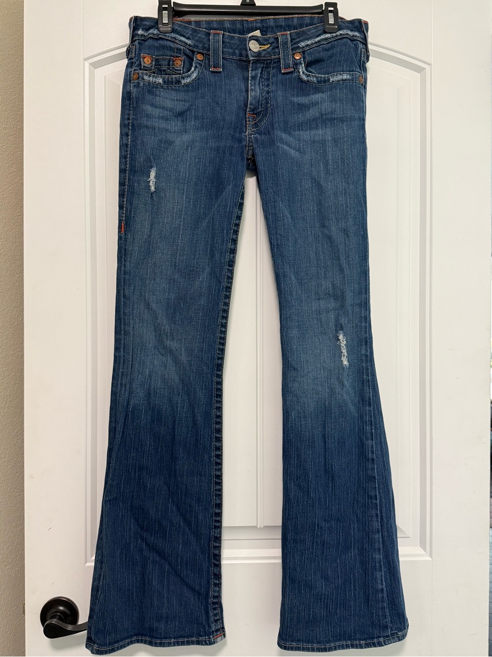 True Religion Joey Low Rise Flare Jeans